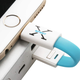 Illustration for article titled Save 40% On 2 Pack X-spirit Keychain Charging Cable for iPhone for $7.49 ($3.75 for each piece only)